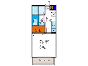 多蔵courtⅡの物件間取画像